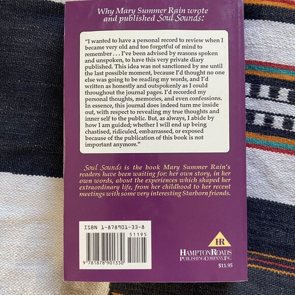 Soul Sounds: Mourning the Tears of Truth - Paperback, by Summer Rain Mary. 1992. - Picture 2 of 5